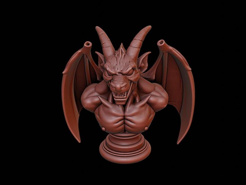 Gargoyle Beast Bust