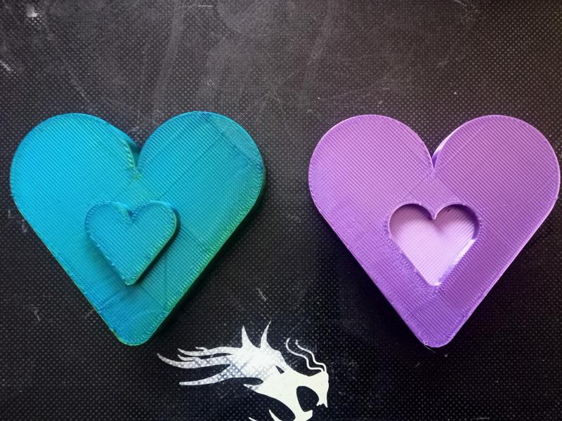 Pairing x Bonding: interlocking heart shapes