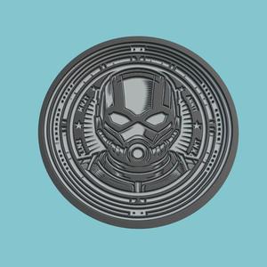 Ant-Man Medallion CNC Ant-Man 3d Printer Obj Stl