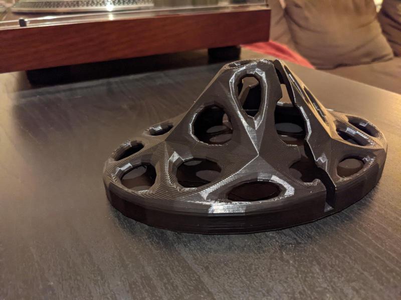 Voronoi Vinyl/LP Stand