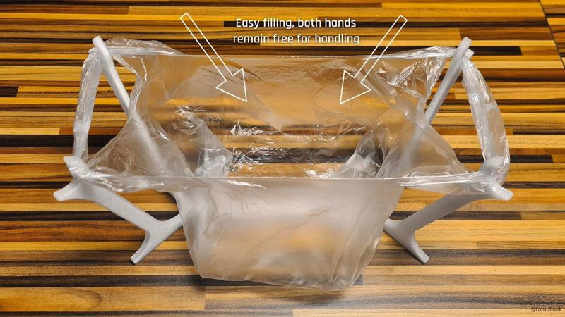 Adjustable Plastic Bag Holder