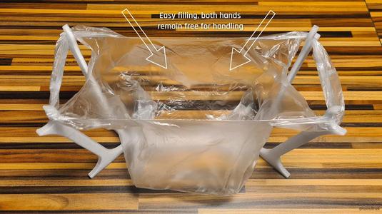 Adjustable Plastic Bag Holder