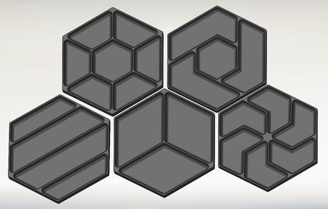 HEX Tray set
