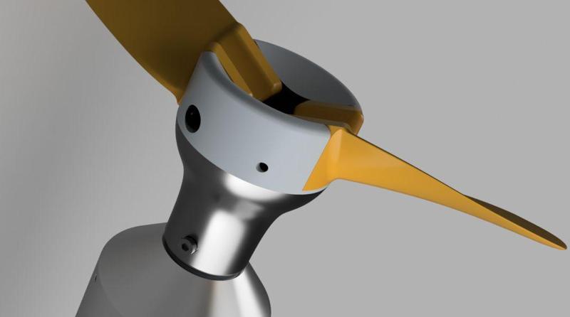 Axis Mast Clamp + propeller for Flipsky 65111