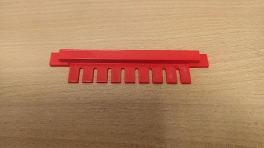 Gel comb for electrophoresis (multiples sizes - parametric)