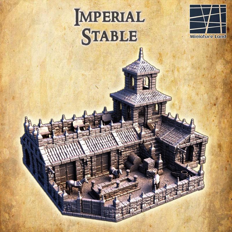 Imperial Stable 28 mm Tabletop Terrain