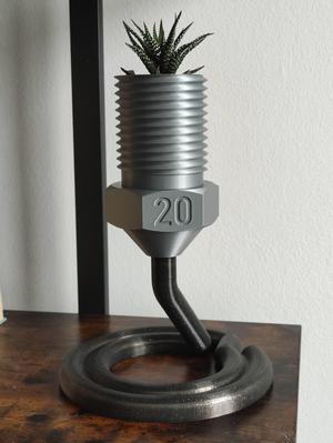 Print-In-Progress Planting Pot