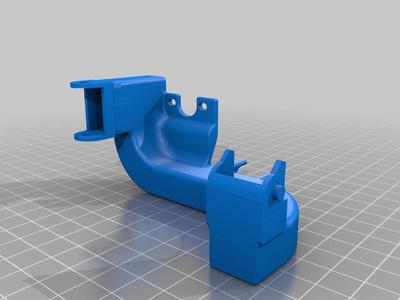 Micro Swiss Direct Drive cable chain mount mod