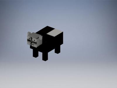 Minecraft cow