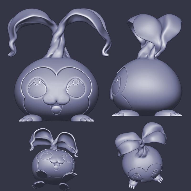 Tanemon Digimon Adventure Mimi Figure Keychain Decor