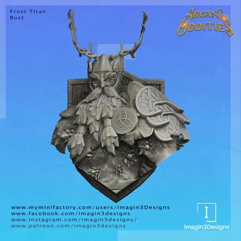 Pre-Supported Frost Titan Bust