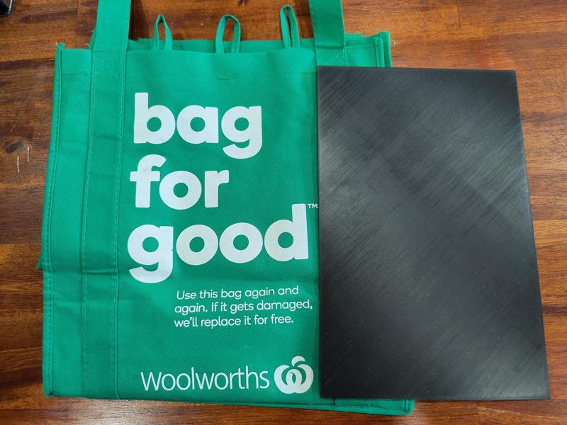 Shopping bag rigid base