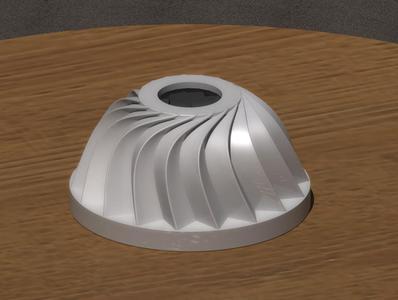 "Fresh cream" - 45 RPM Record hole adaptor - Contest