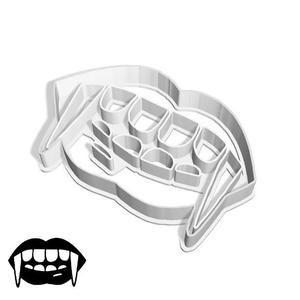 Halloween cookie cutters - vampire lips (style 1)