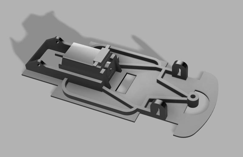 Slot Car Chassis and gears
