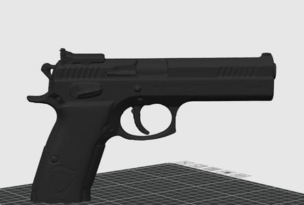 Sarsılmaz K12 Sport Real Size 3D Gun Mold