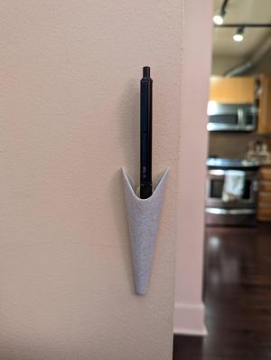 Single pen wall holder