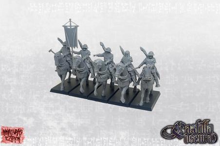 Yeomen on horse with bows - Complete Regiment