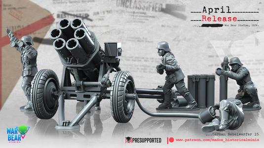 WW2 German Nebelwerfer 15