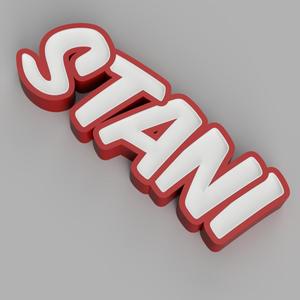 NAMELED STANI - LED LAMP WITH NAME