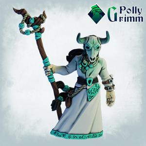 Fantasy miniatures for tabletop games. Shaman