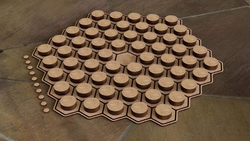 Hex-A-Gon, Laser Cut