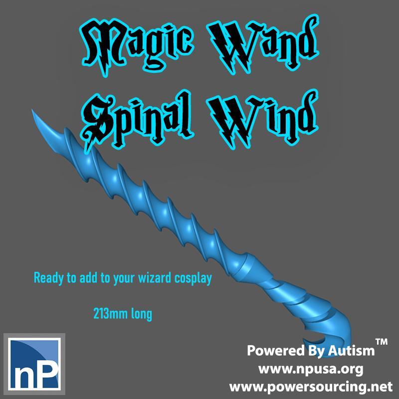 Spinal Wind - Magic Wand for Cosplay