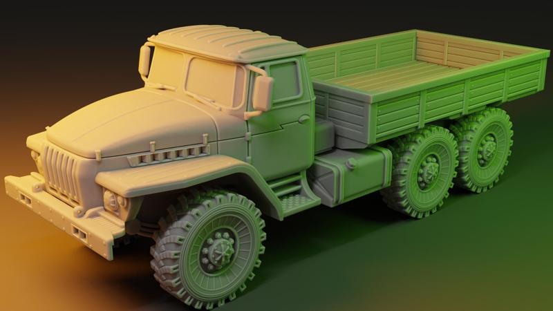 Ural truck, Russian military truck.