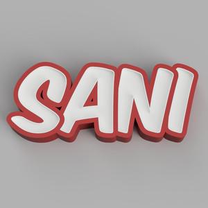 NAMELED SANI- LED LAMP WITH NAME