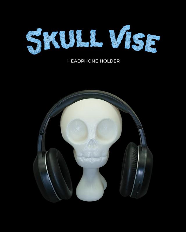 Skull Vise Headphone Holder