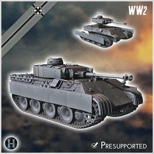 Panzer V Panther Ausf. D with Panzer IV turret - Germany Eastern Western Front Normandy Italy Berlin Bulge WWII