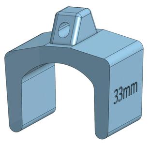 33mm bike wheel gauge