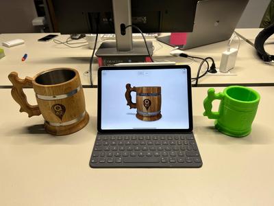 Q42 w00tcamp beer mug