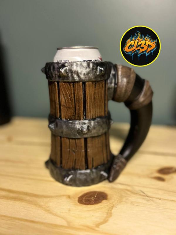 Viking Tavern Stein - Horn Handle - 12oz and Tallboy