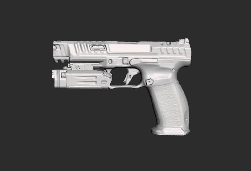 Canik Rival DBAL PL Real Size Scan 3D Gun Mold