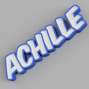 NAMELED ACHILLE - LED LAMP WITH NAME