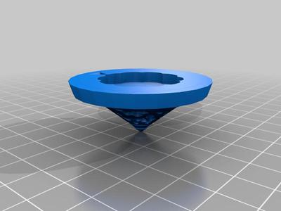 Sensei's Divining Top Life Counter and Dice Holder with Scroll Work - remixed