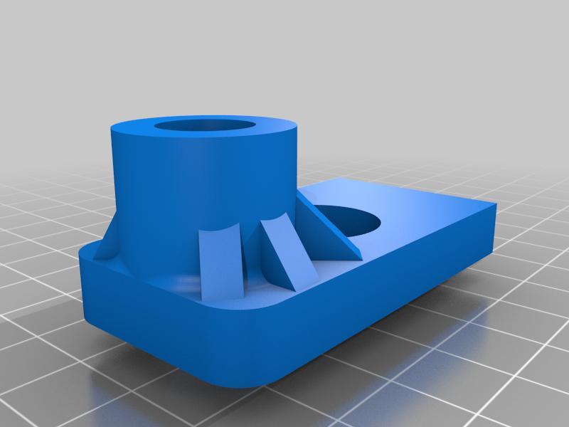 Garage door roller wheel support bracket