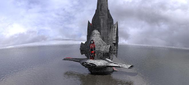 Ocean Drone interceptor Ship