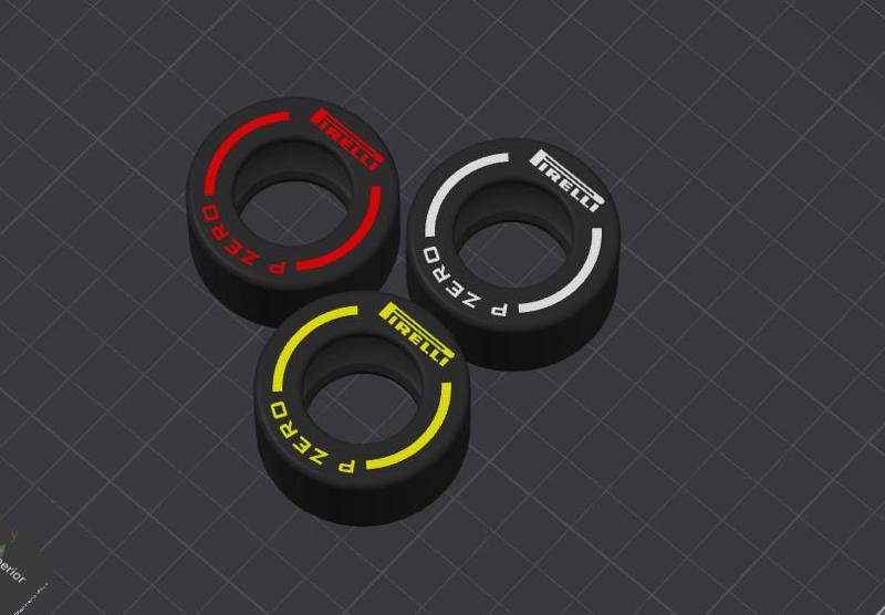 Pirelli Tire Key Chain