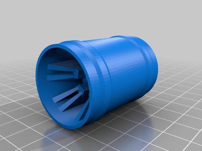Open RC F1 Rear Rim for Herringbone Differential 