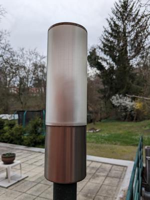 Stínítko na venkovní lampu (sloupek)
