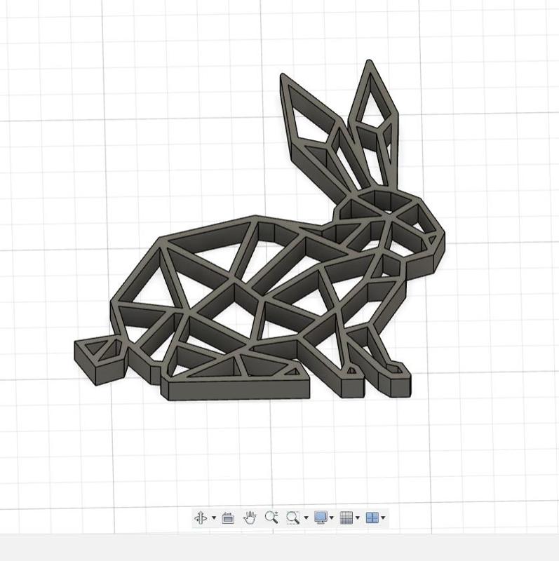 LowPoly easter bunny