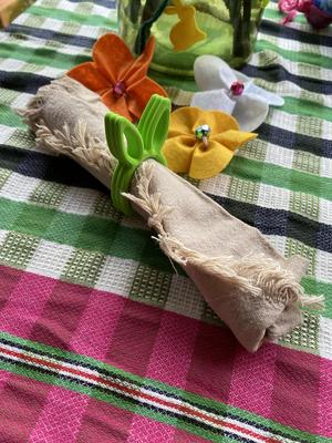 napkin ring easter style