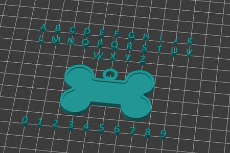 Customizable Dog Tag