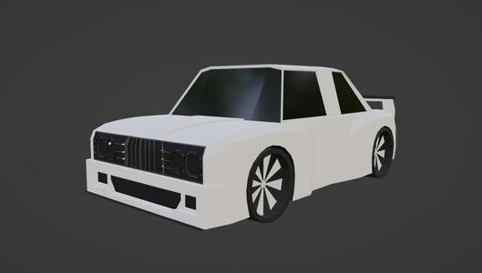 low poly widebody M3 E30