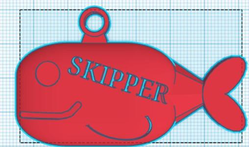 SKIPPER DOG TAG