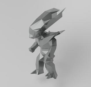 Freezer Chibi Lowpoly