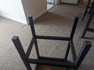 1" square tube feet or plug