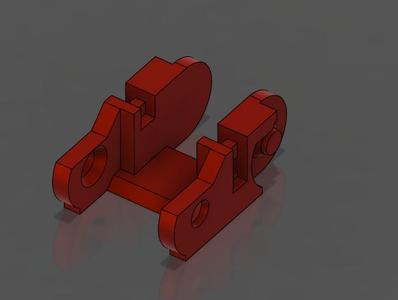 Single Direction Cable Chain (w/ removable top + additional wire routing.)